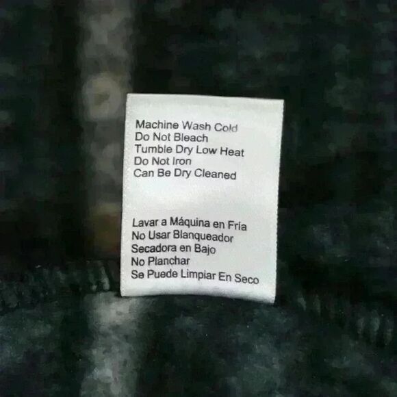 Jachs Cabin New York Fair Isle Black Fleece Pullover Size Medium - Picture 8 of 9